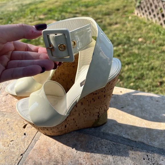 Louis Vuitton Wedge Buckle Strap Heels - Picture 3 of 11